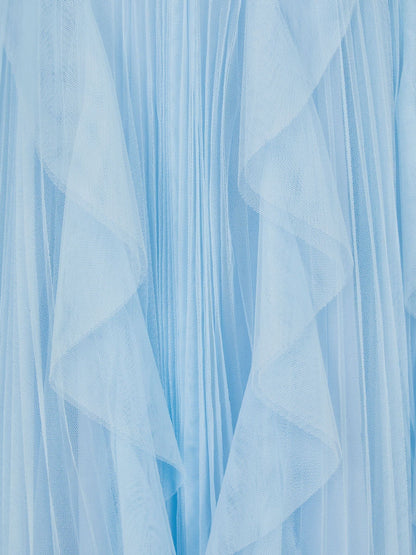 Monsoon Blue Scarla Sequin Ruffle Party Dress image 4