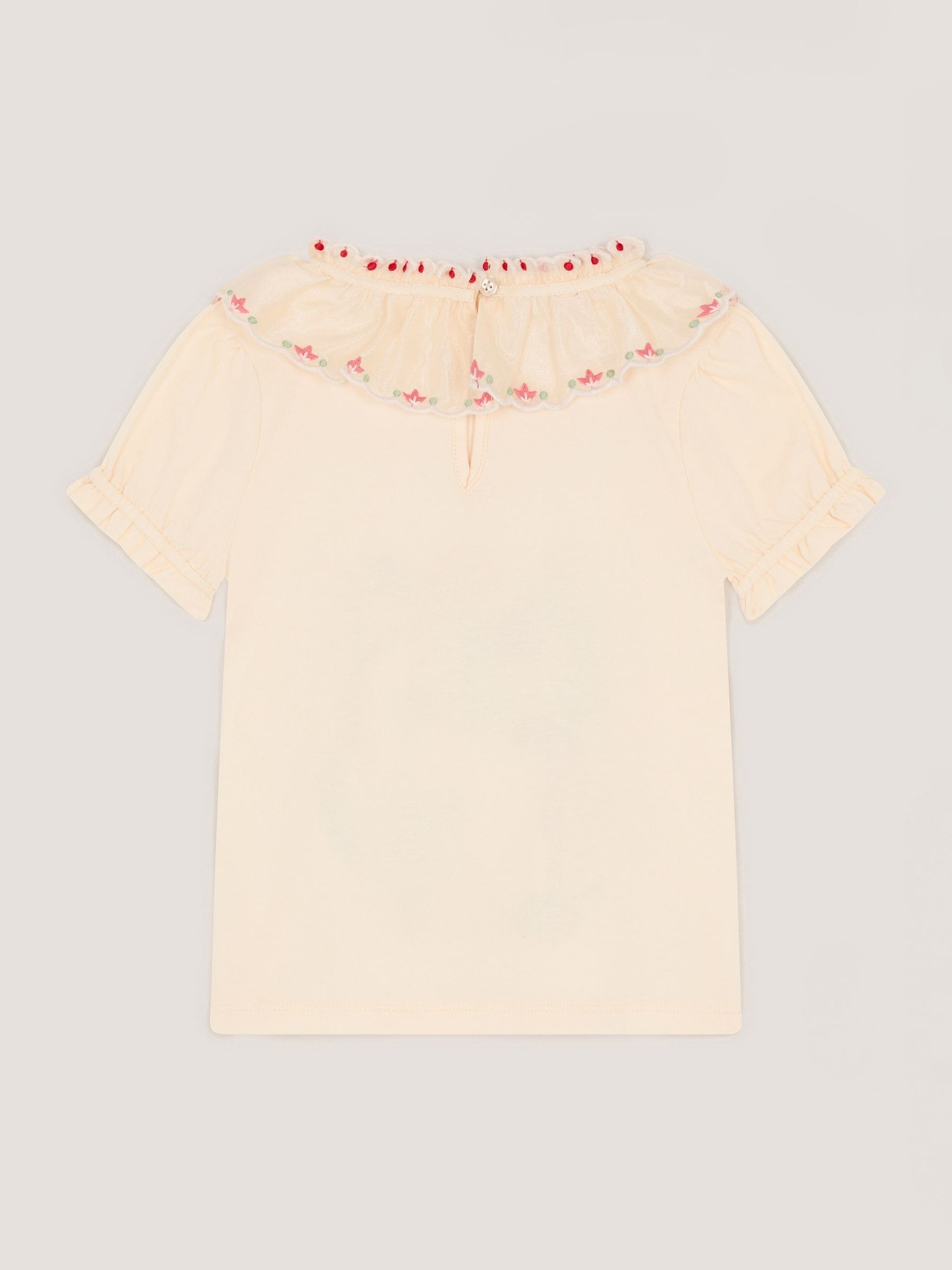 Dsiney Kidz - Monsoon Cream Sequin Unicorn Collar Top image 3