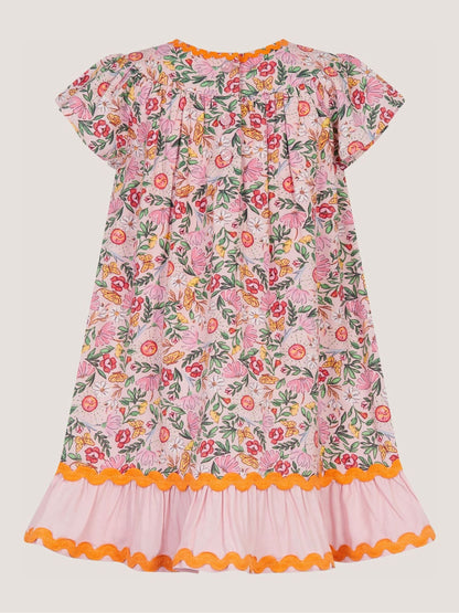 Monsoon Pink Baby Summer Print Dress image 3