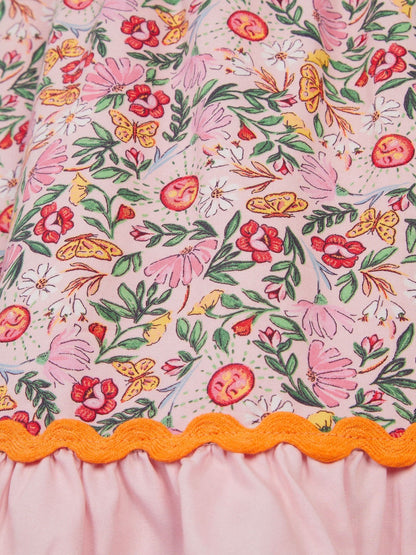 Monsoon Pink Baby Summer Print Dress image 4
