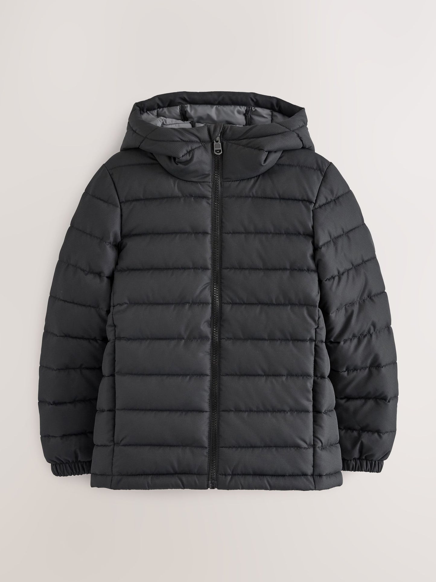 Dsiney Kidz - Black Reflective Quilted Midweight Hooded Jacket (3-17yrs) image 1