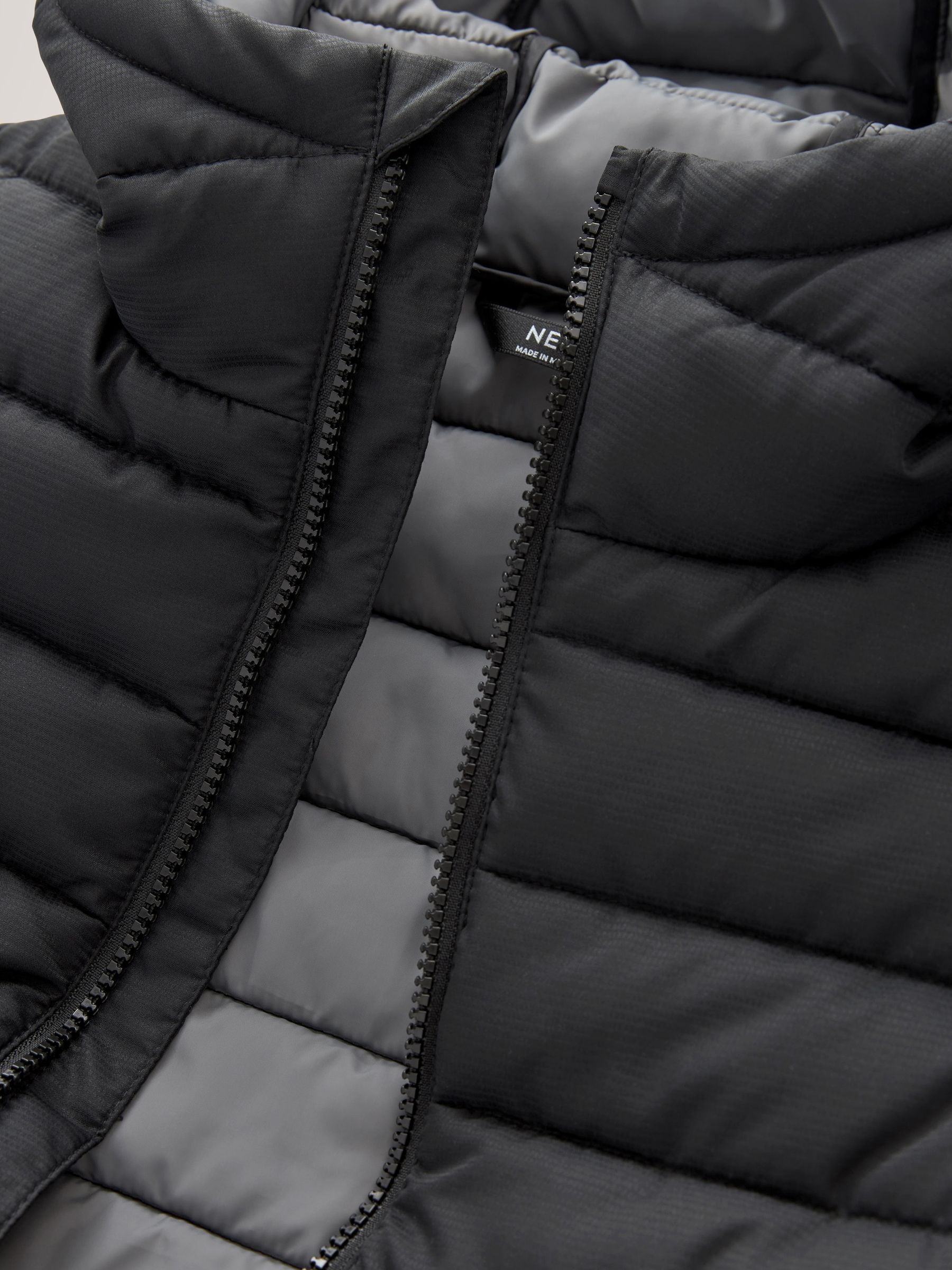 Dsiney Kidz - Black Reflective Quilted Midweight Hooded Jacket (3-17yrs) image 6