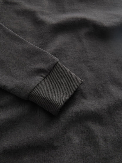 Black Regular Fit Long Sleeve Cosy T-Shirt (3-16yrs) image 3