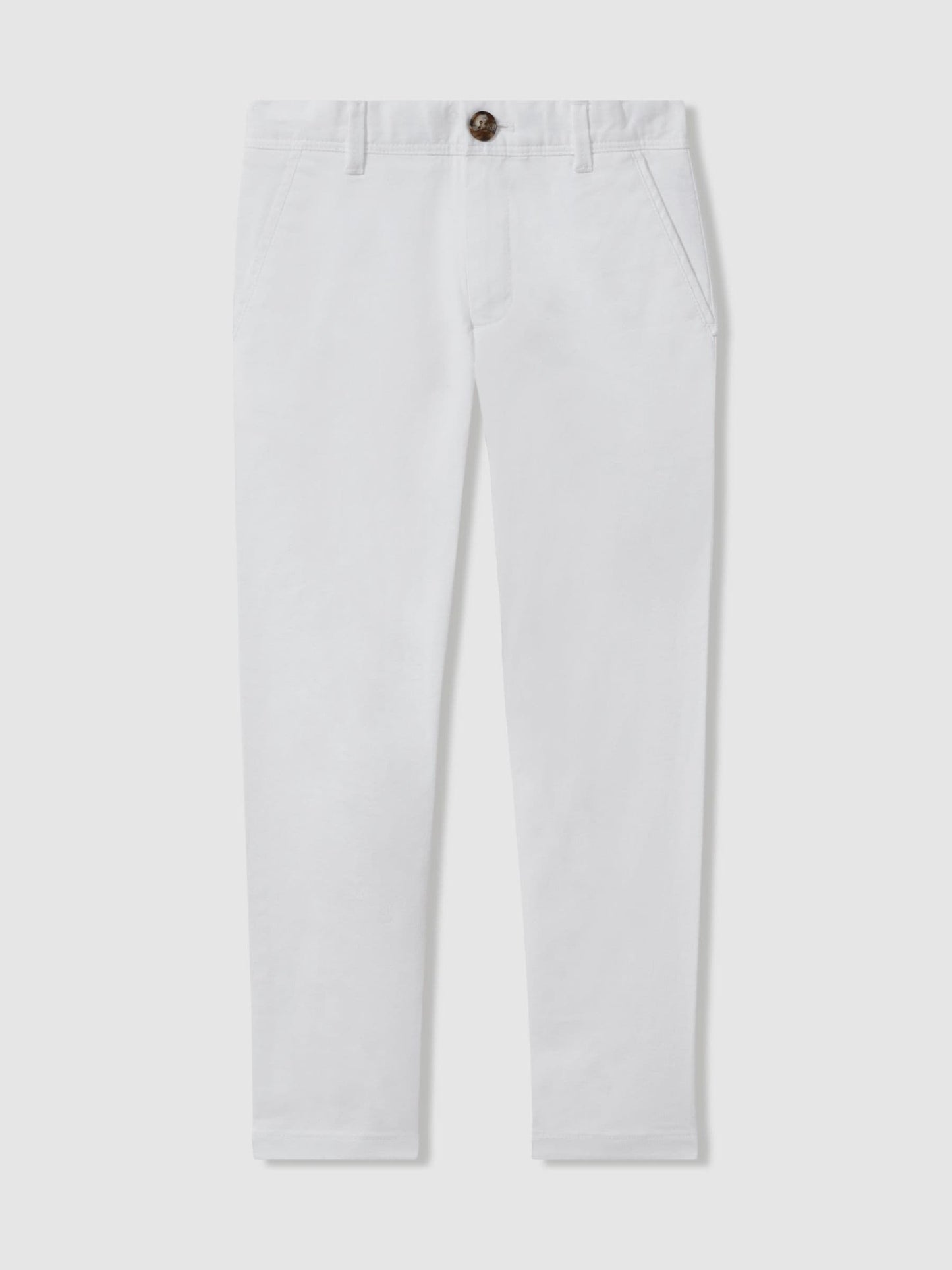 Reiss White Pitch 3-9 yrs Slim Fit Casual Chinos image 2