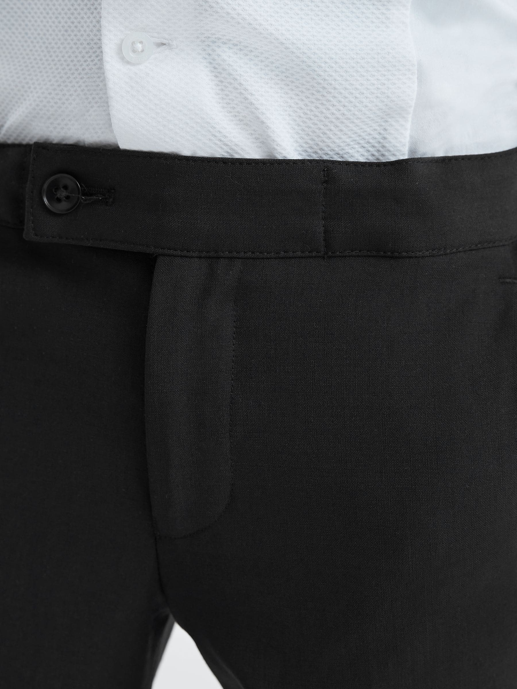 Reiss Black Knightsbridge 4-9 yrs Tuxedo Trousers image 4