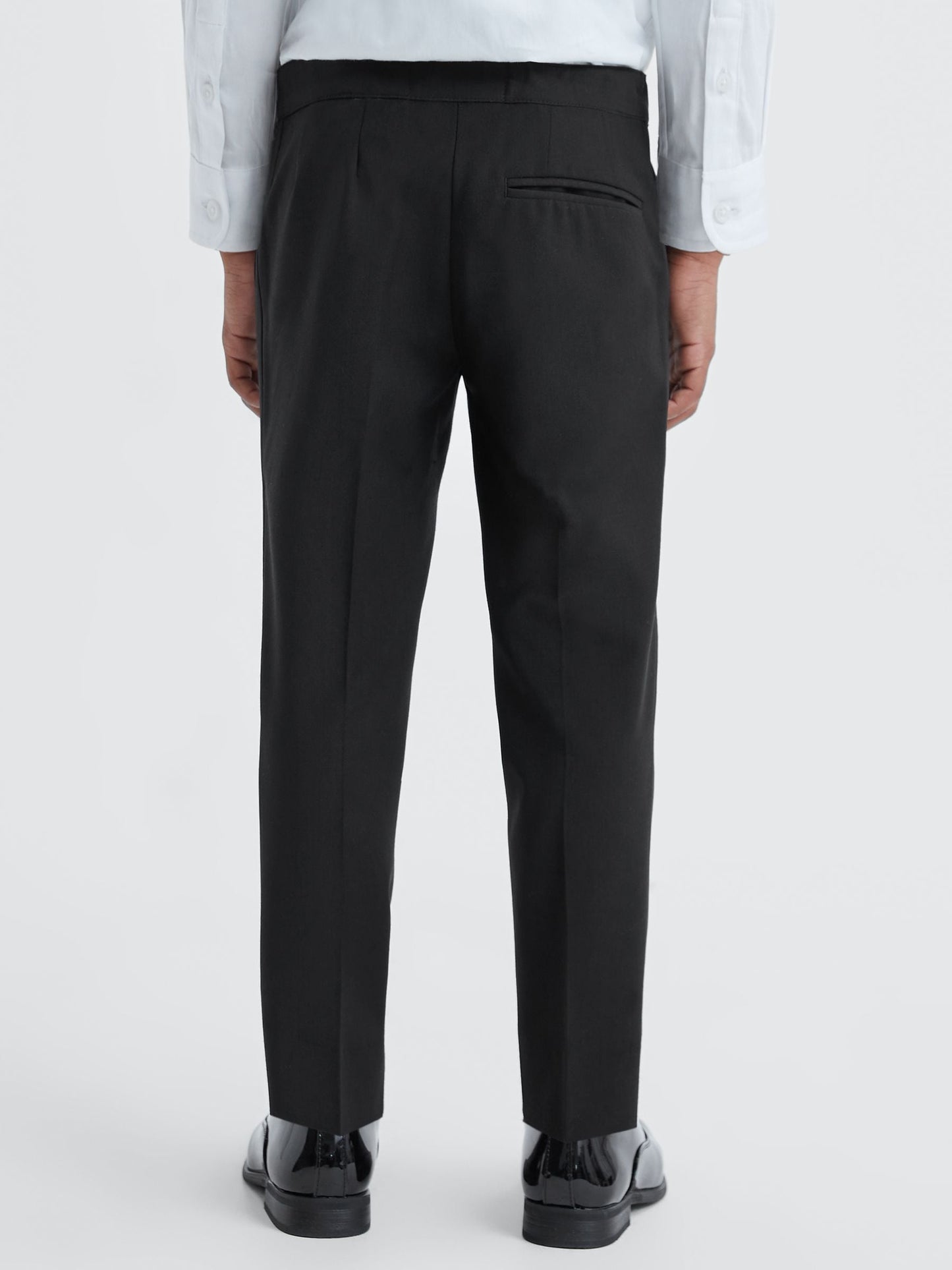 Reiss Black Knightsbridge 4-9 yrs Tuxedo Trousers image 5
