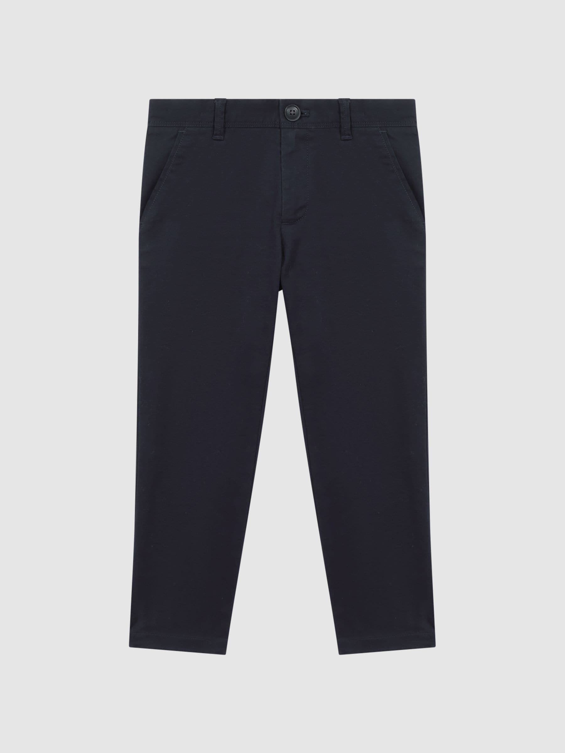 Reiss Navy Pitch 9-14 yrs Slim Fit Casual Chinos image 2