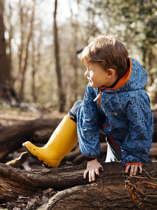 Muddy Puddles Yellow Classic Waterproof Wellies image 1