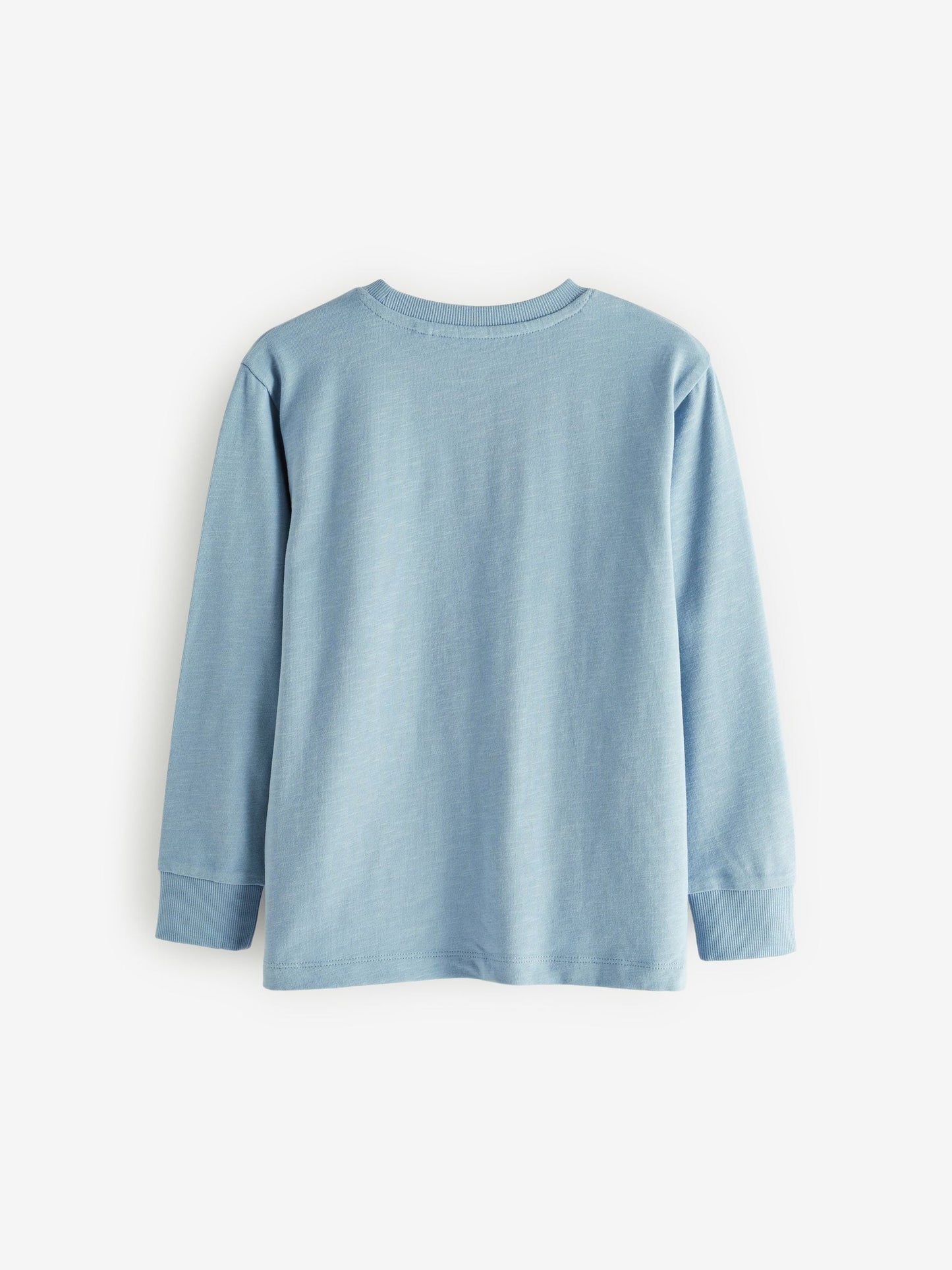 Dsiney Kidz - Blue Plain Long Sleeve Cosy T-Shirts 4 Pack (3-16yrs) image 2