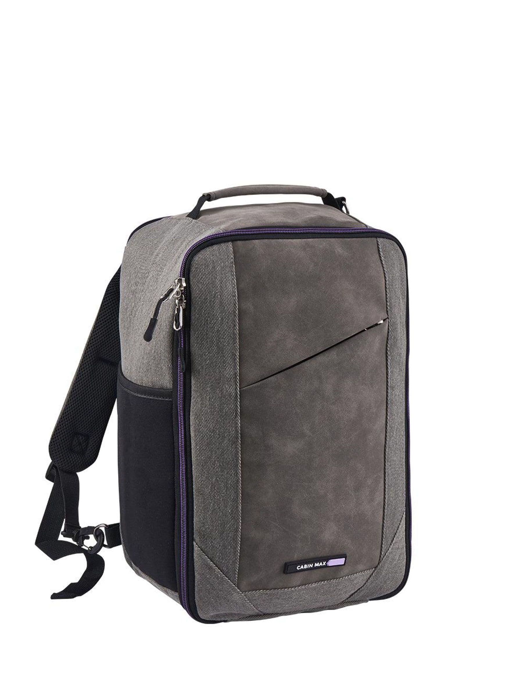 Cabin Max Grey Black Manhattan Cabin Travel Bag 40x20x25 Shoulder Bag and Backpack image 1
