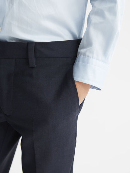 Reiss Navy Hope 4-9 yrs Wool-Blend Suit Trousers image 3