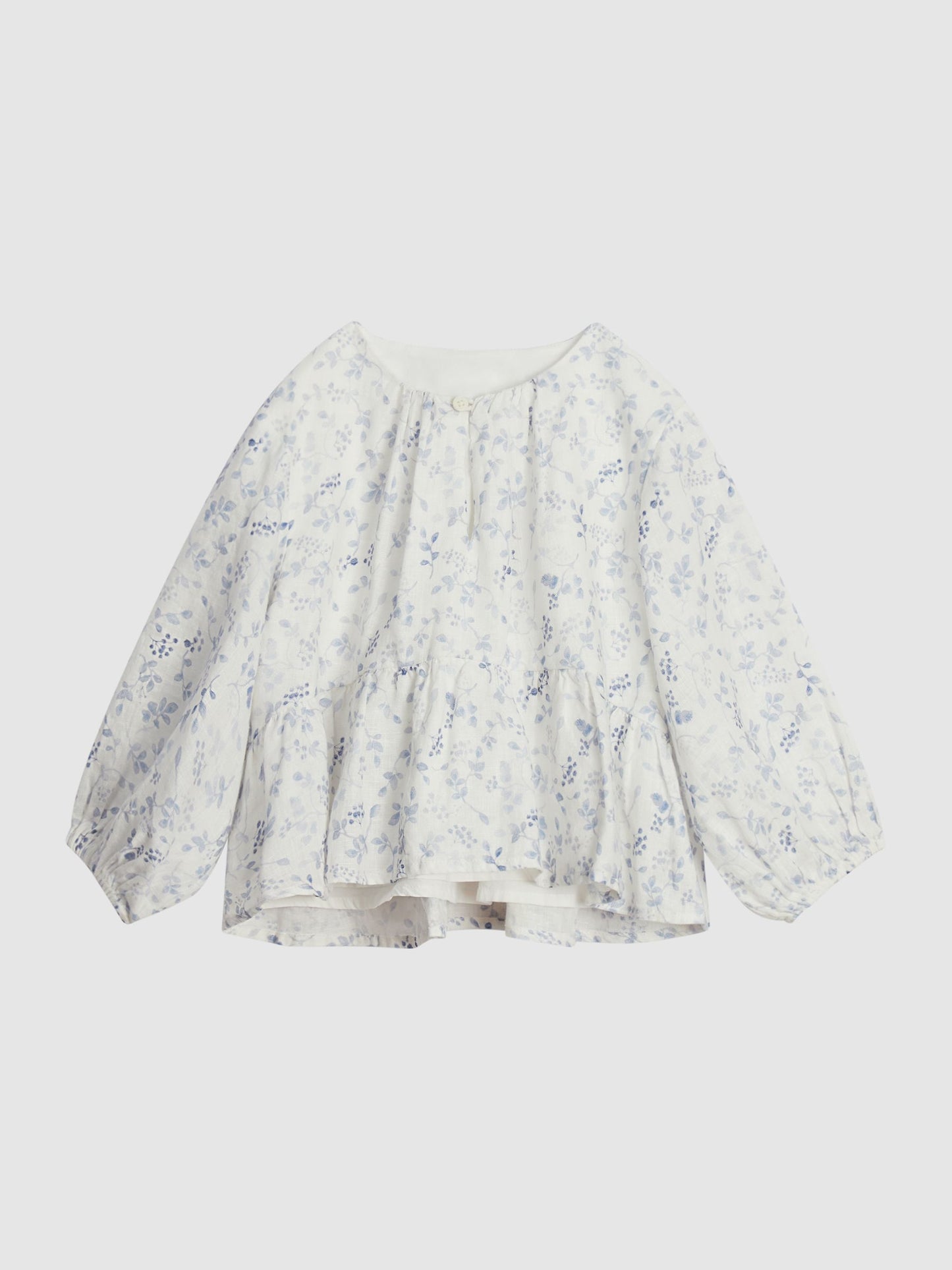 Dsiney Kidz - Reiss Blue Print Lee Junior Long Sleeve Blouse image 2