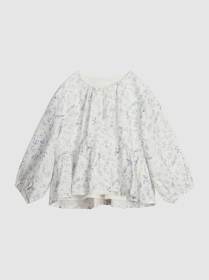 Dsiney Kidz - Reiss Blue Print Lee Junior Long Sleeve Blouse image 2