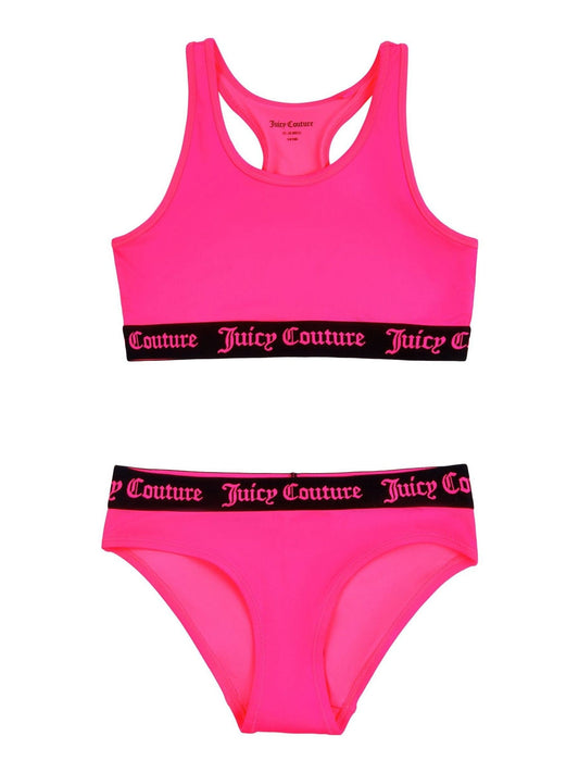 Dsiney Kidz - Juicy Couture Pink Logo Elastic Swim Set image 1