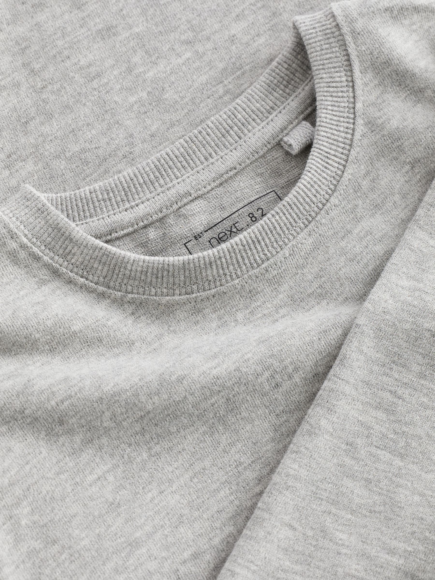 Grey Regular Fit Long Sleeve Cosy T-Shirt (3-16yrs) image 3