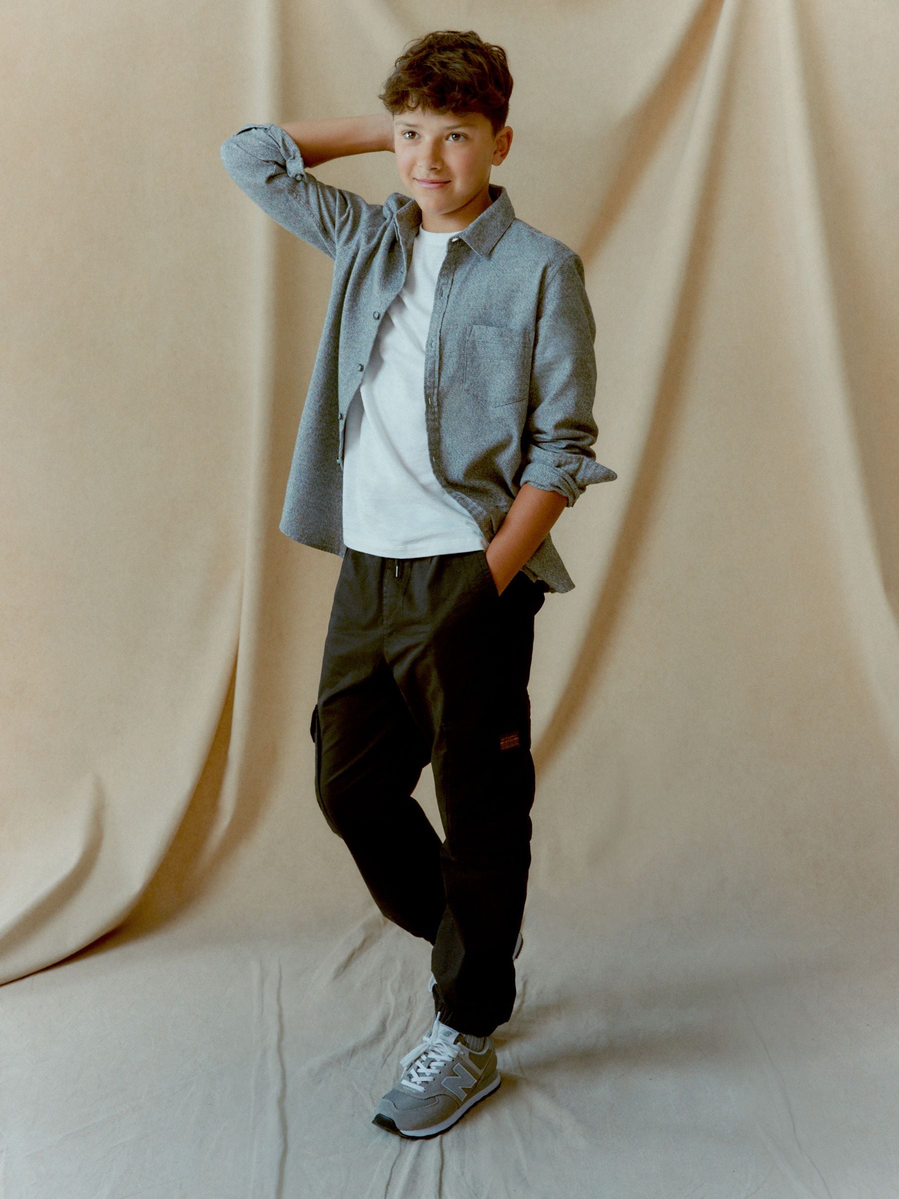 Dsiney Kidz - Black Loose Fit Cargo Trousers (3-16yrs) image 2