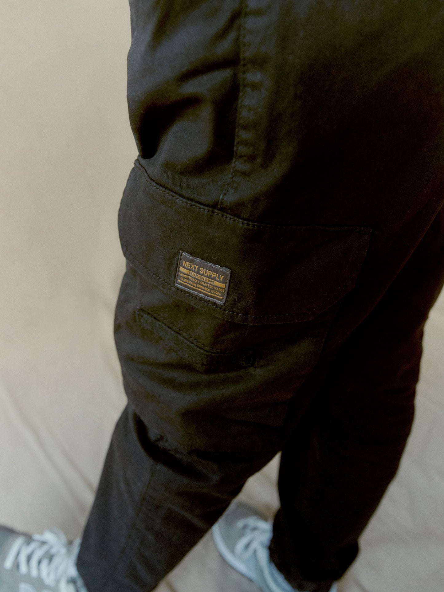 Dsiney Kidz - Black Loose Fit Cargo Trousers (3-16yrs) image 6