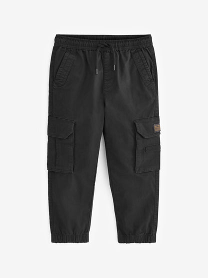 Dsiney Kidz - Black Loose Fit Cargo Trousers (3-16yrs) image 7