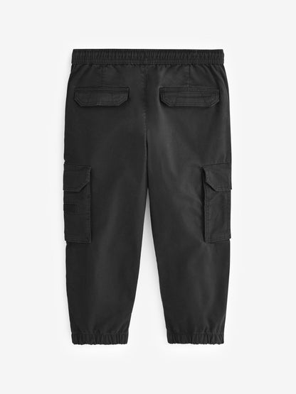 Dsiney Kidz - Black Loose Fit Cargo Trousers (3-16yrs) image 8