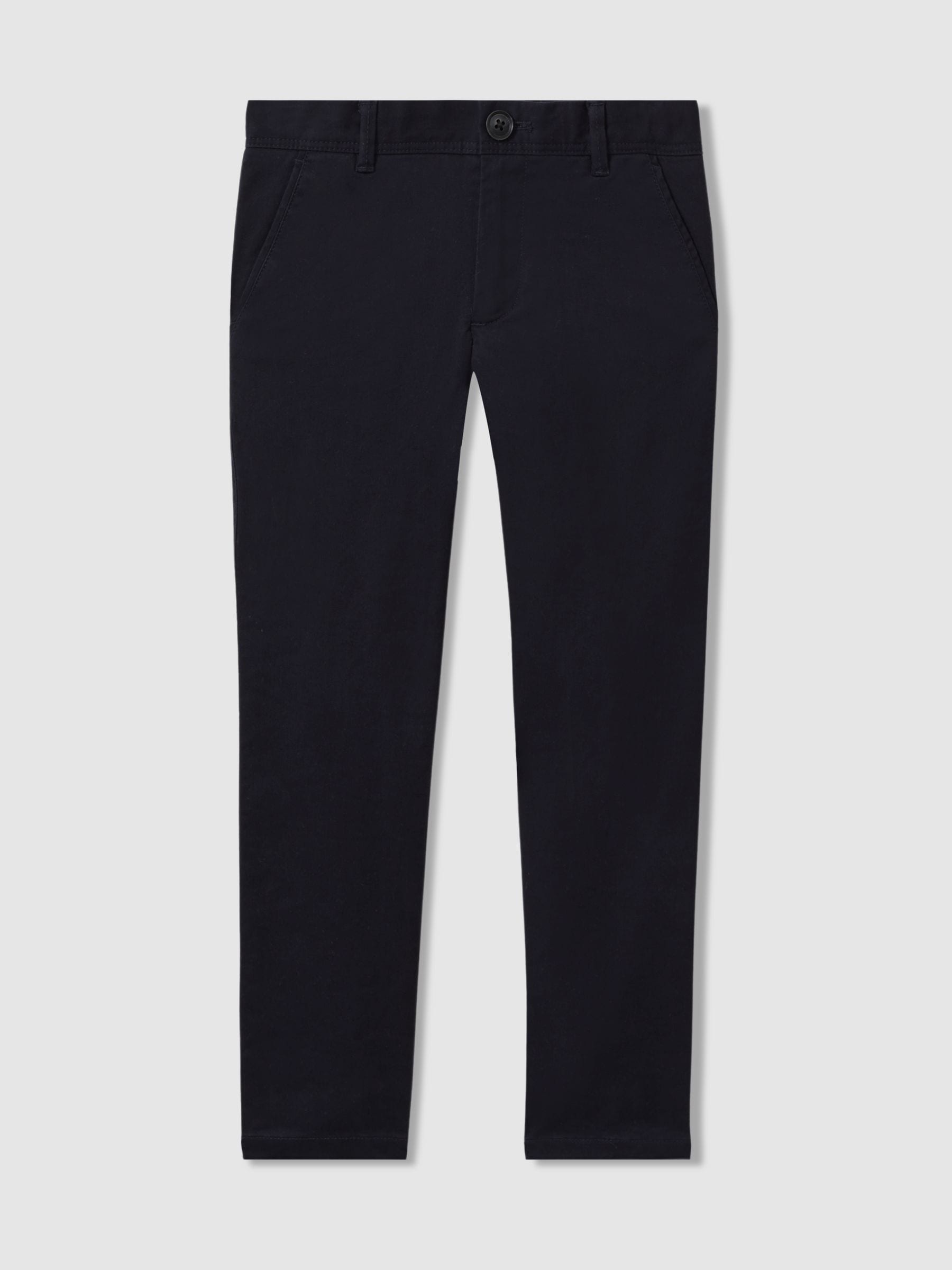 Reiss Navy Pitch 3-9 yrs Slim Fit Casual Chinos image 2