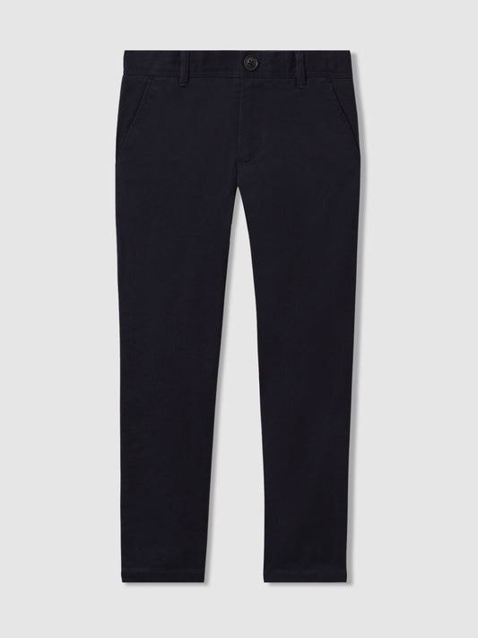 Reiss Navy Pitch 3-9 yrs Slim Fit Casual Chinos image 2