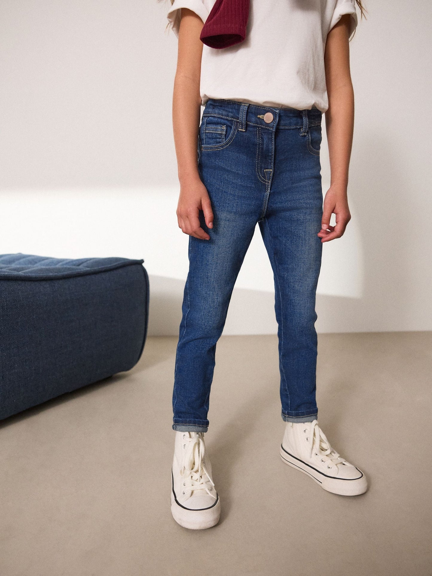 Dsiney Kidz - Denim Dark Wash Regular Fit Skinny Jeans (3-16yrs) image 1