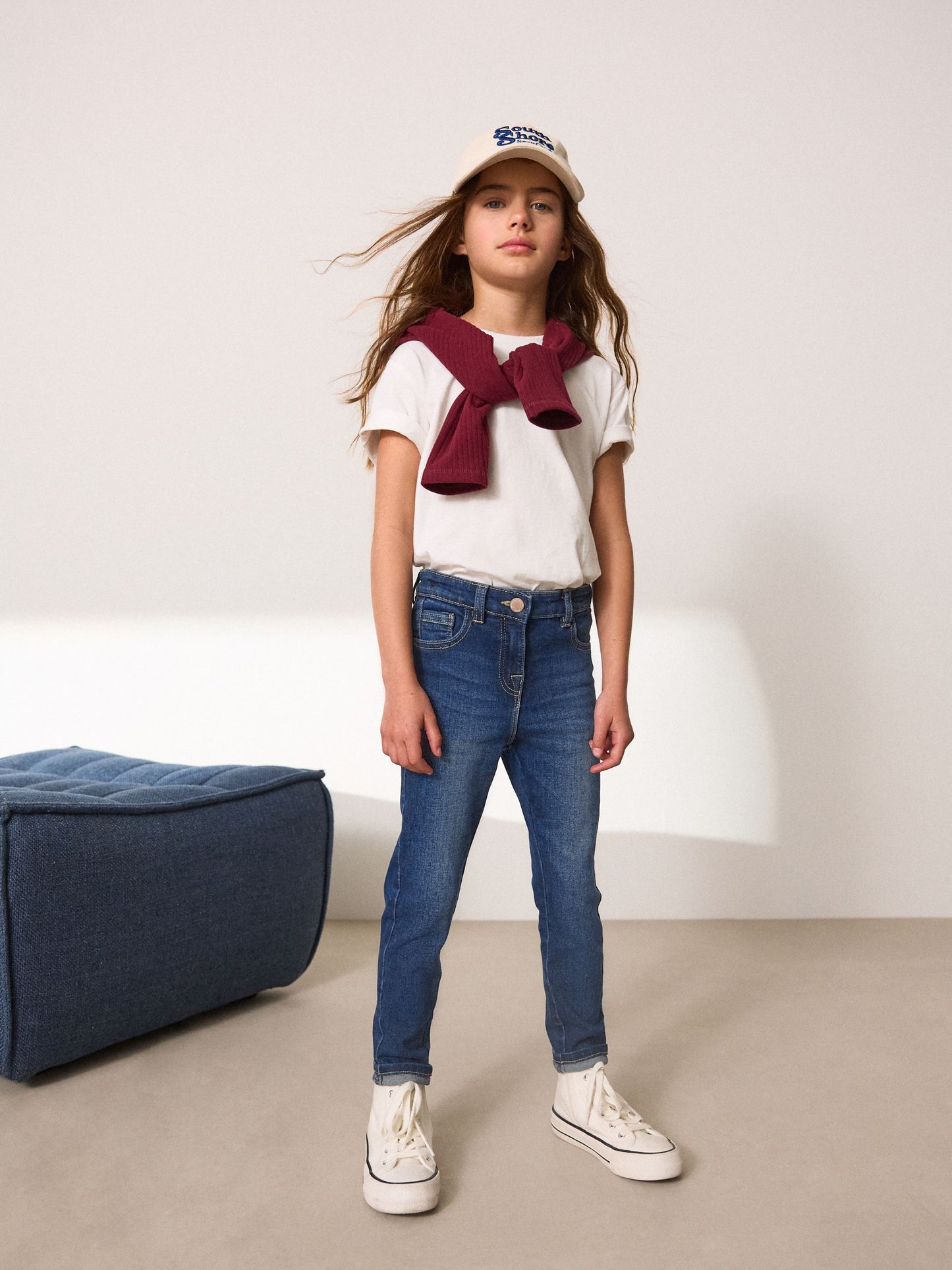Dsiney Kidz - Denim Dark Wash Regular Fit Skinny Jeans (3-16yrs) image 2
