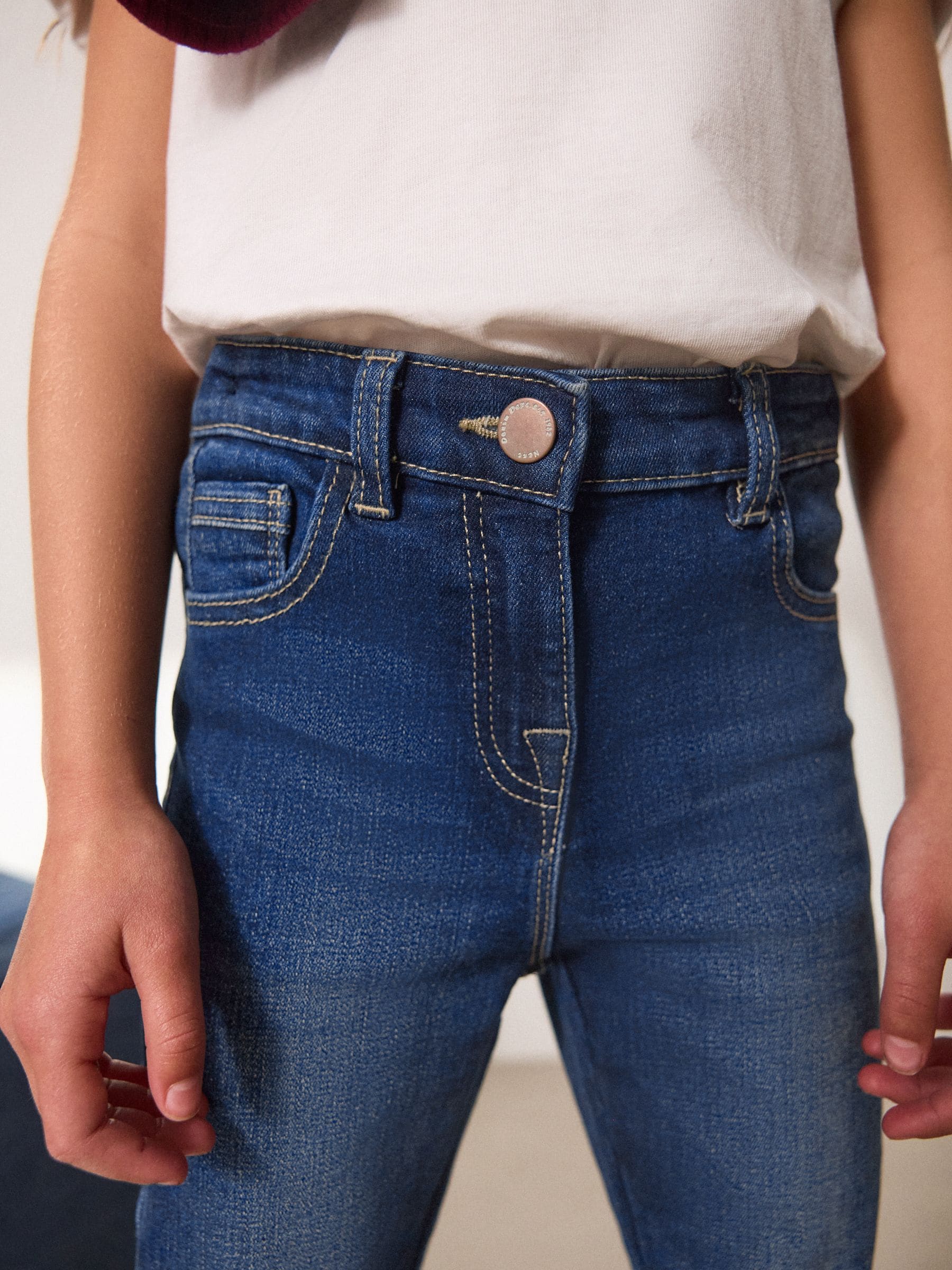 Dsiney Kidz - Denim Dark Wash Regular Fit Skinny Jeans (3-16yrs) image 4