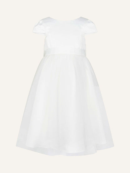 Monsoon White Tulle Flower Girl Dress image 3