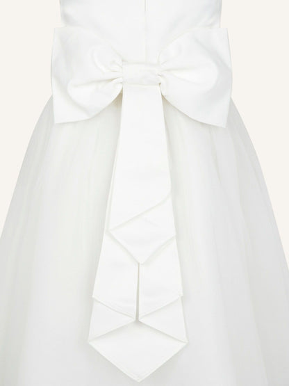 Monsoon White Tulle Flower Girl Dress image 4