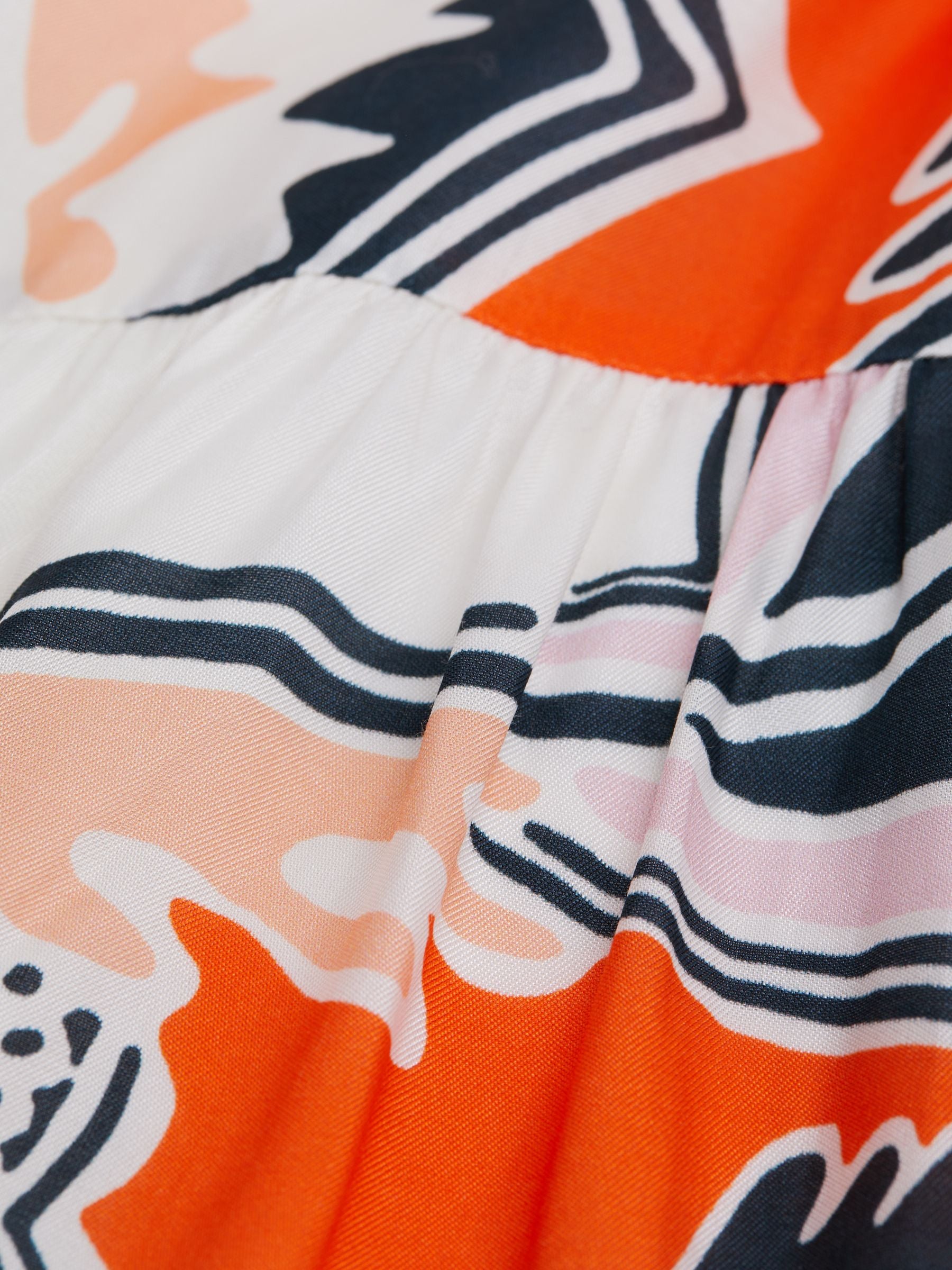 Dsiney Kidz - Reiss Coral April 9-14 yrs Printed Floaty Dress image 5