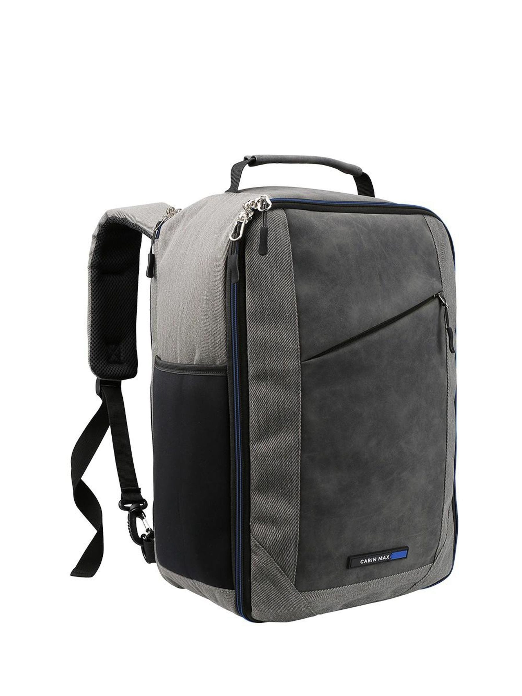 Cabin Max Grey Blue Manhattan Cabin Travel Bag 40x20x25 Shoulder Bag and Backpack image 1