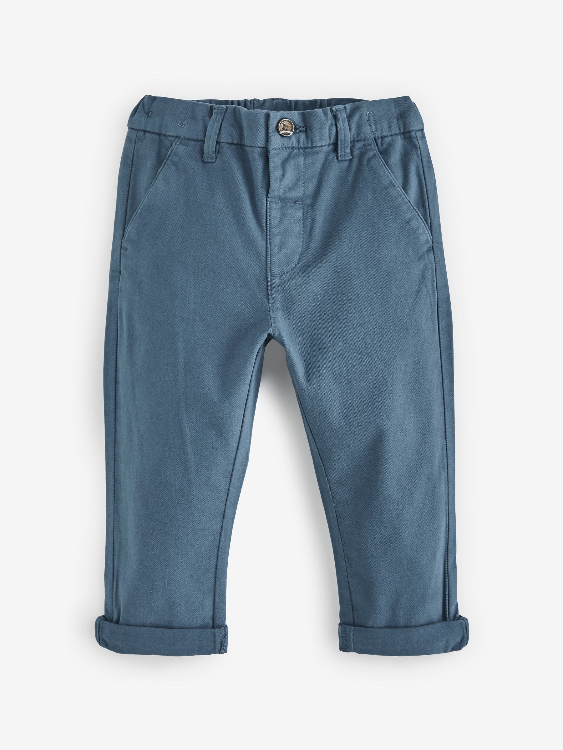 Blue Stretch Chino Trousers (3mths-7yrs) image 5