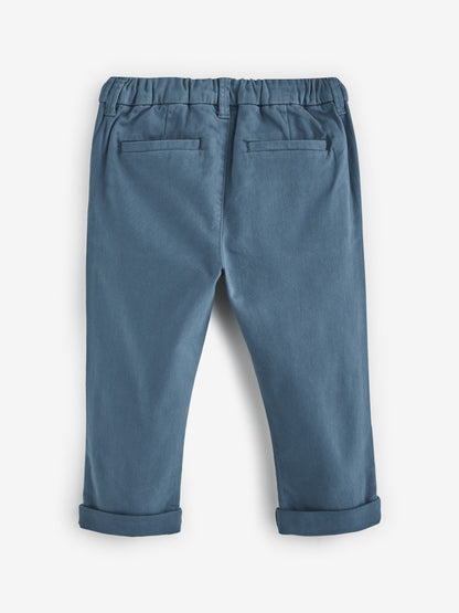 Blue Stretch Chino Trousers (3mths-7yrs) image 6