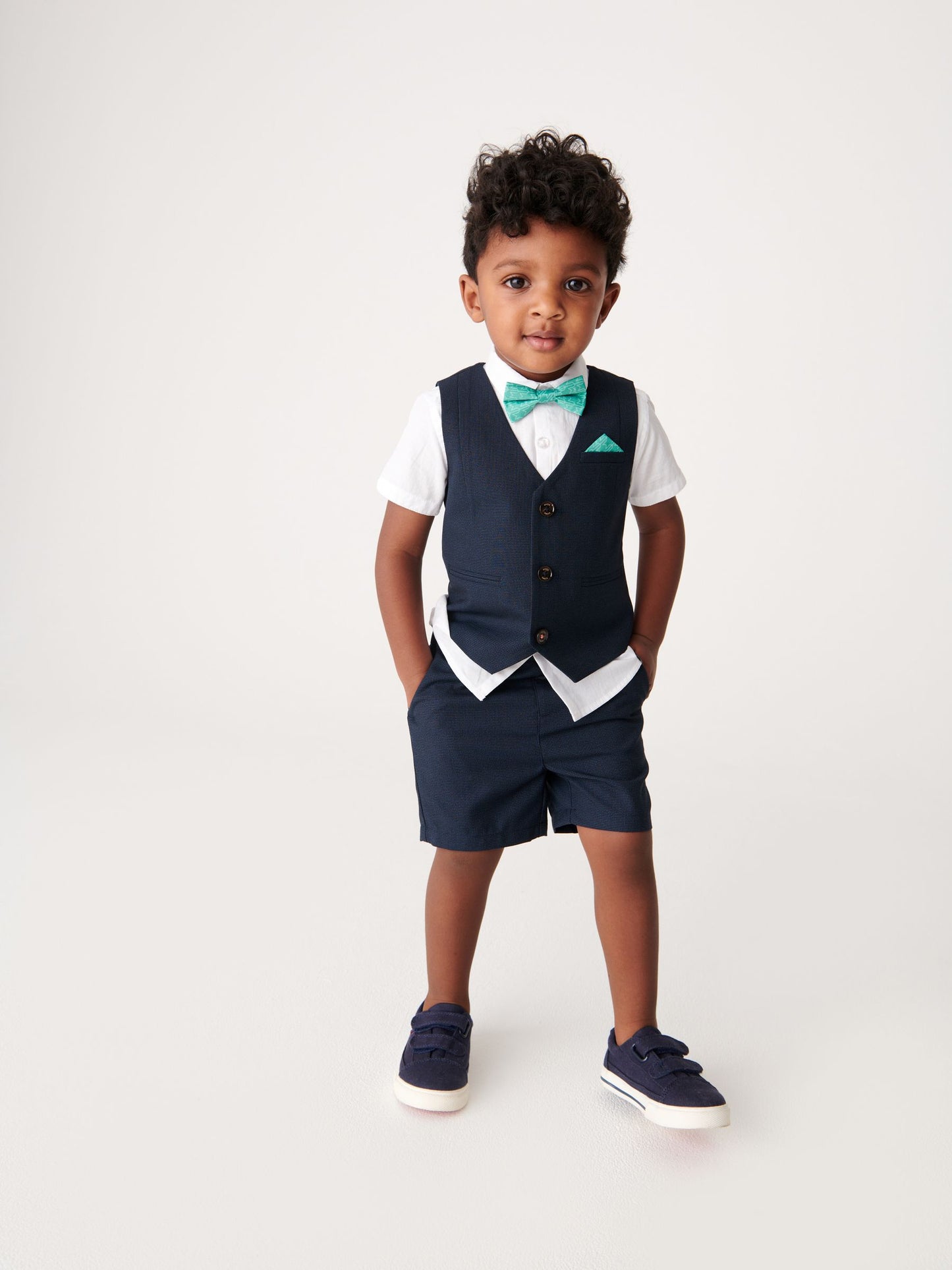 Baker by Ted Baker Shirt Waistcoat and Shorts Set image 1