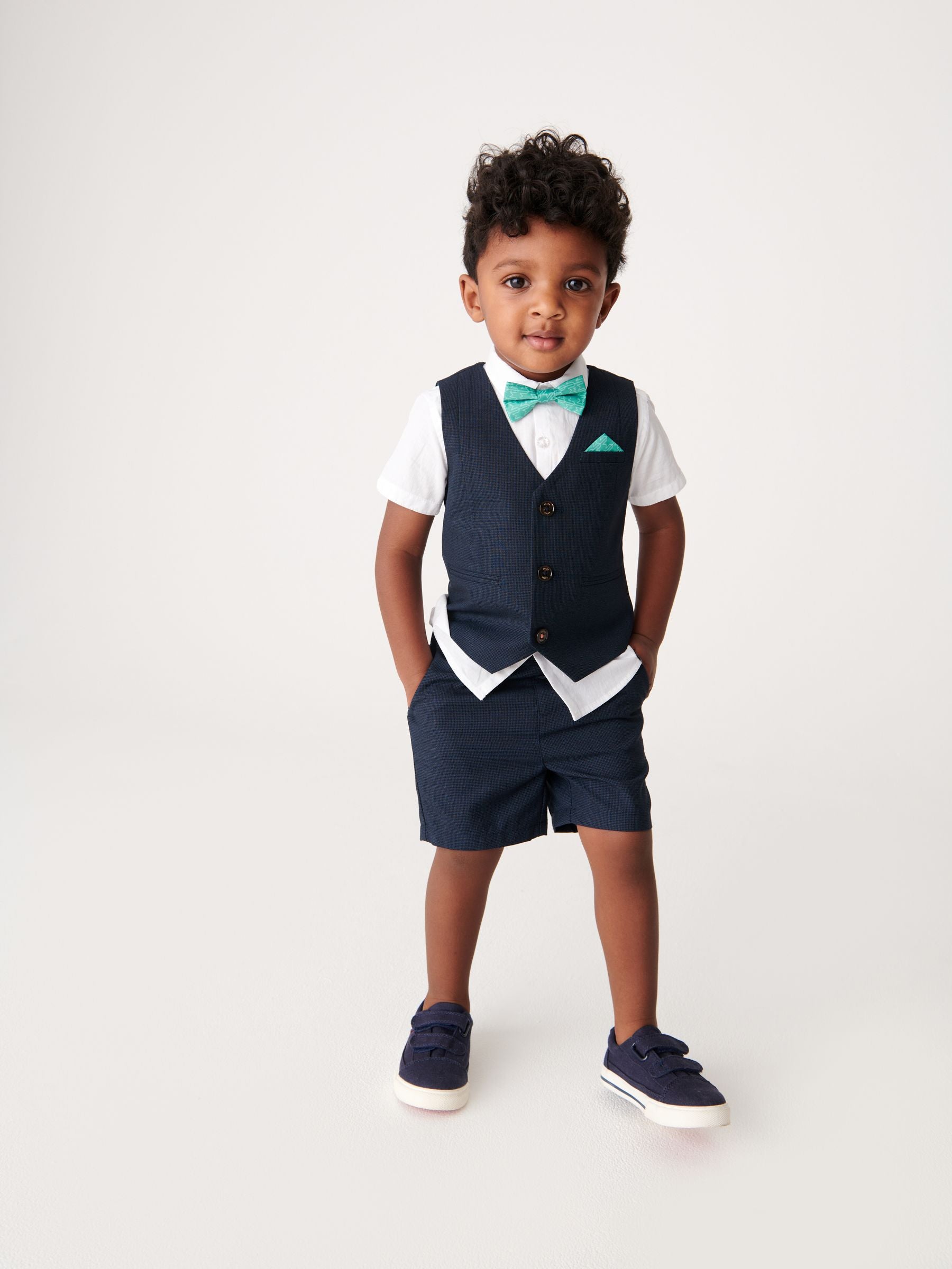 Baker by Ted Baker Shirt Waistcoat and Shorts Set image 1