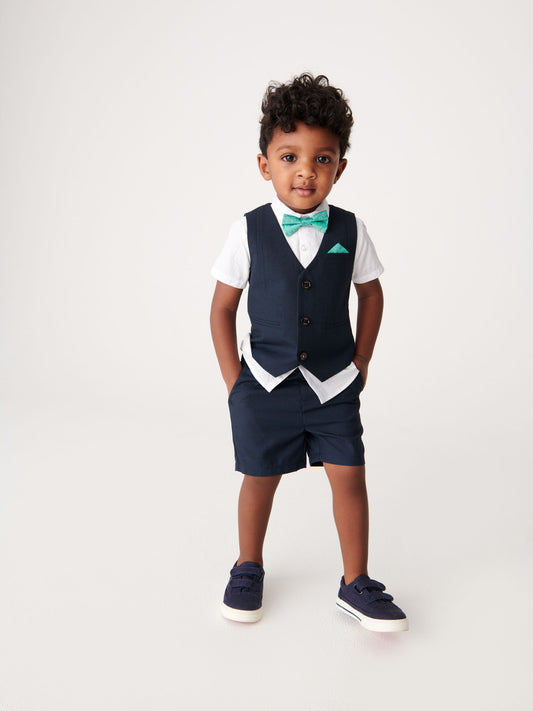 Baker by Ted Baker Shirt Waistcoat and Shorts Set image 1