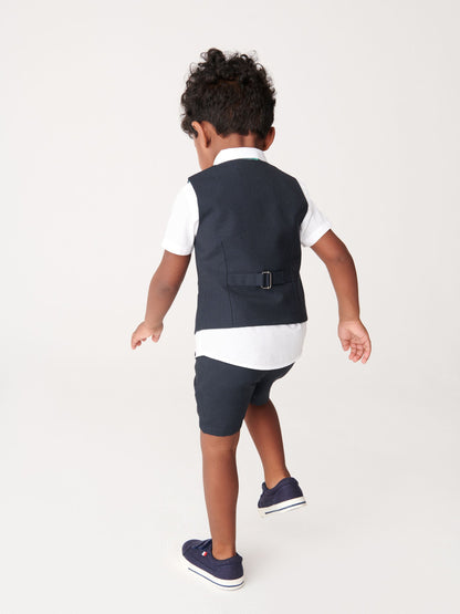 Baker by Ted Baker Shirt Waistcoat and Shorts Set image 5