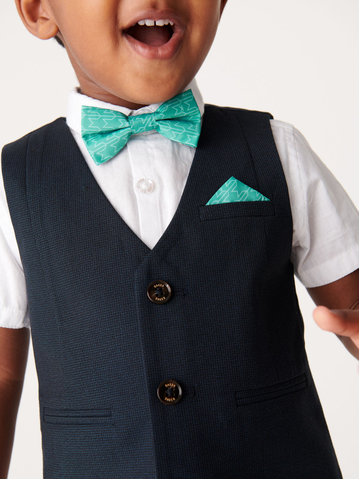 Baker by Ted Baker Shirt Waistcoat and Shorts Set - image 4
