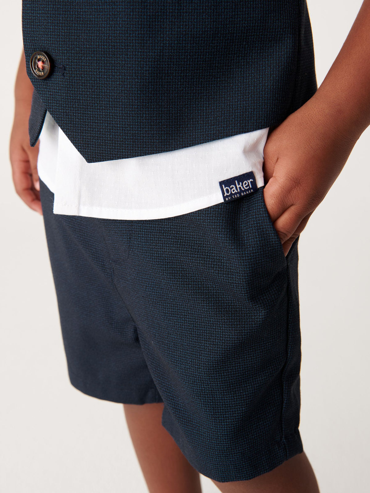 Baker by Ted Baker Shirt Waistcoat and Shorts Set - image 6