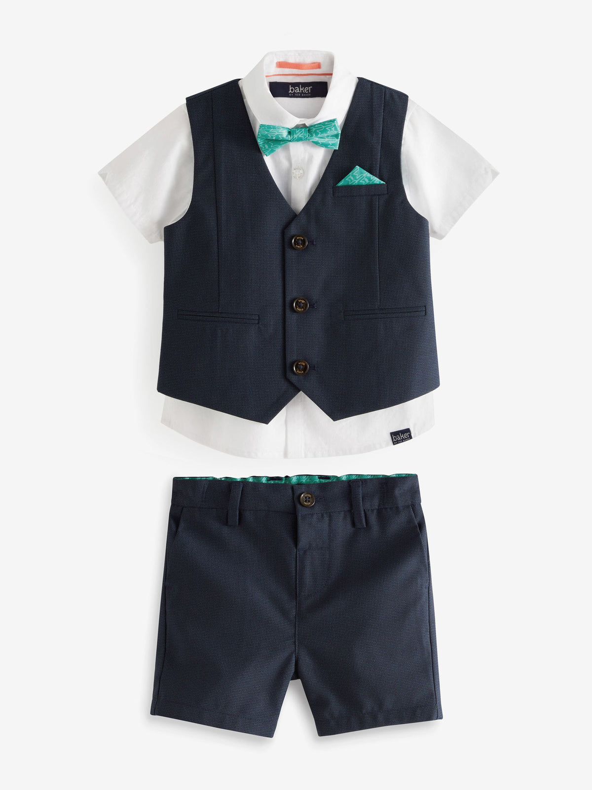 Baker by Ted Baker Shirt Waistcoat and Shorts Set - image 7