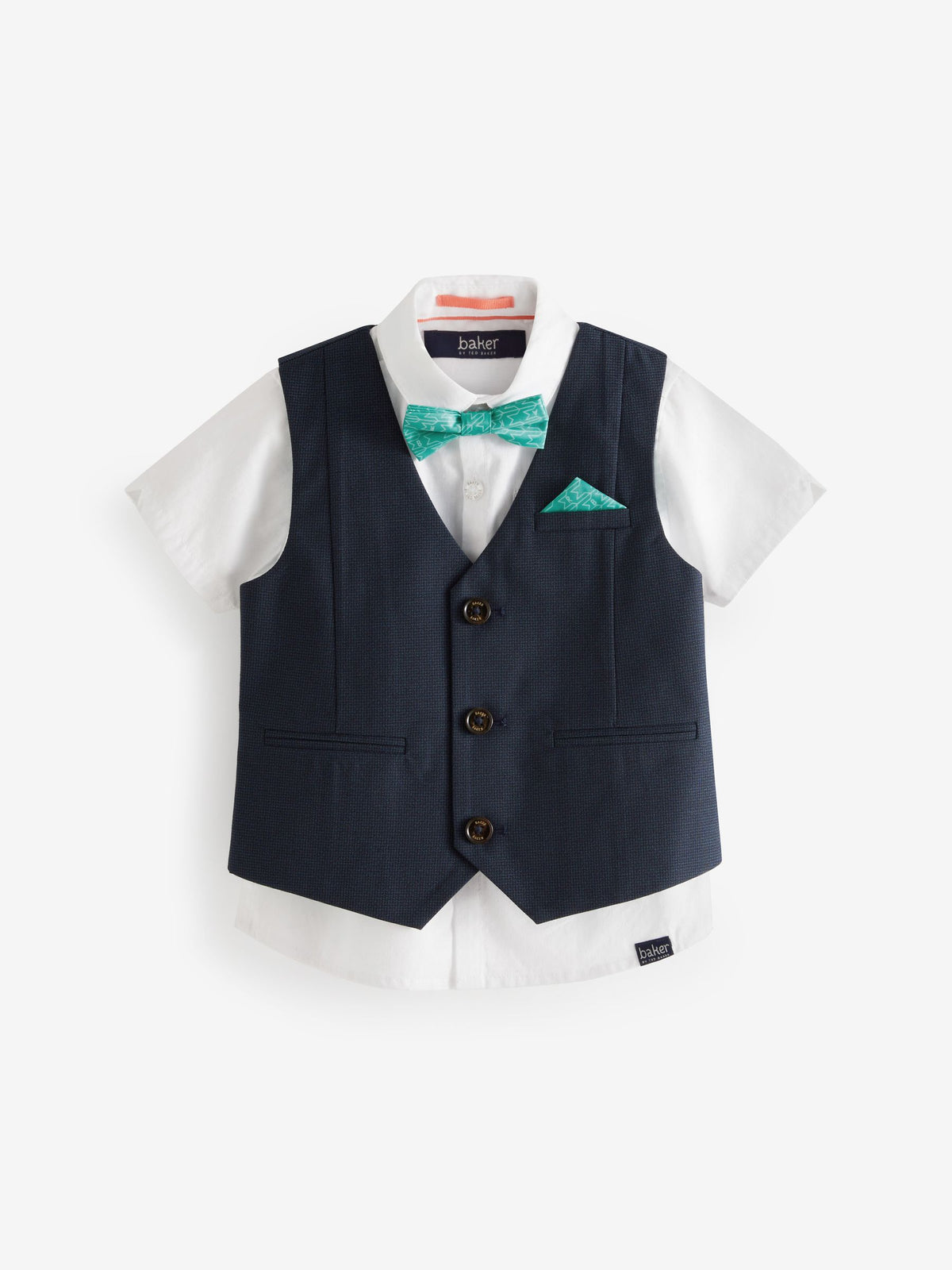 Baker by Ted Baker Shirt Waistcoat and Shorts Set - image 8