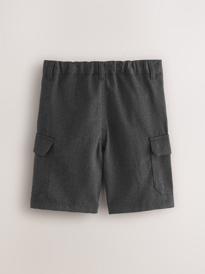 Dsiney Kidz - Grey Single School Cargo Shorts (3-14yrs) image 2