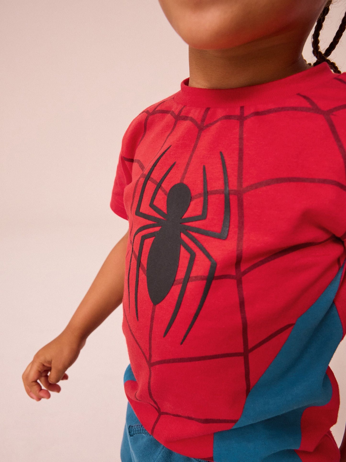 Red/Blue Spider-Man T-Shirt And Shorts Set (3mths-8yrs) image 4