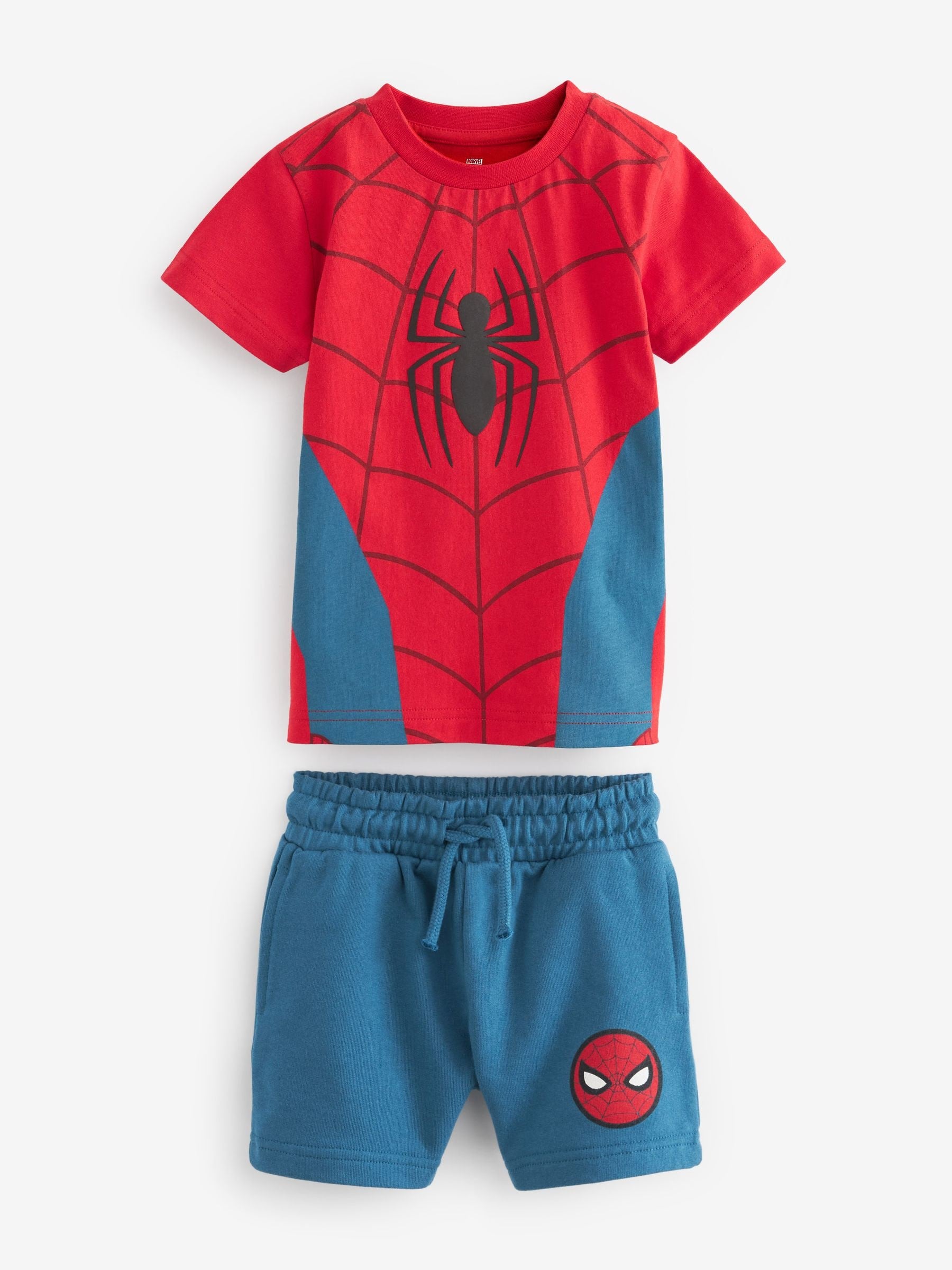 Red/Blue Spider-Man T-Shirt And Shorts Set (3mths-8yrs) image 6