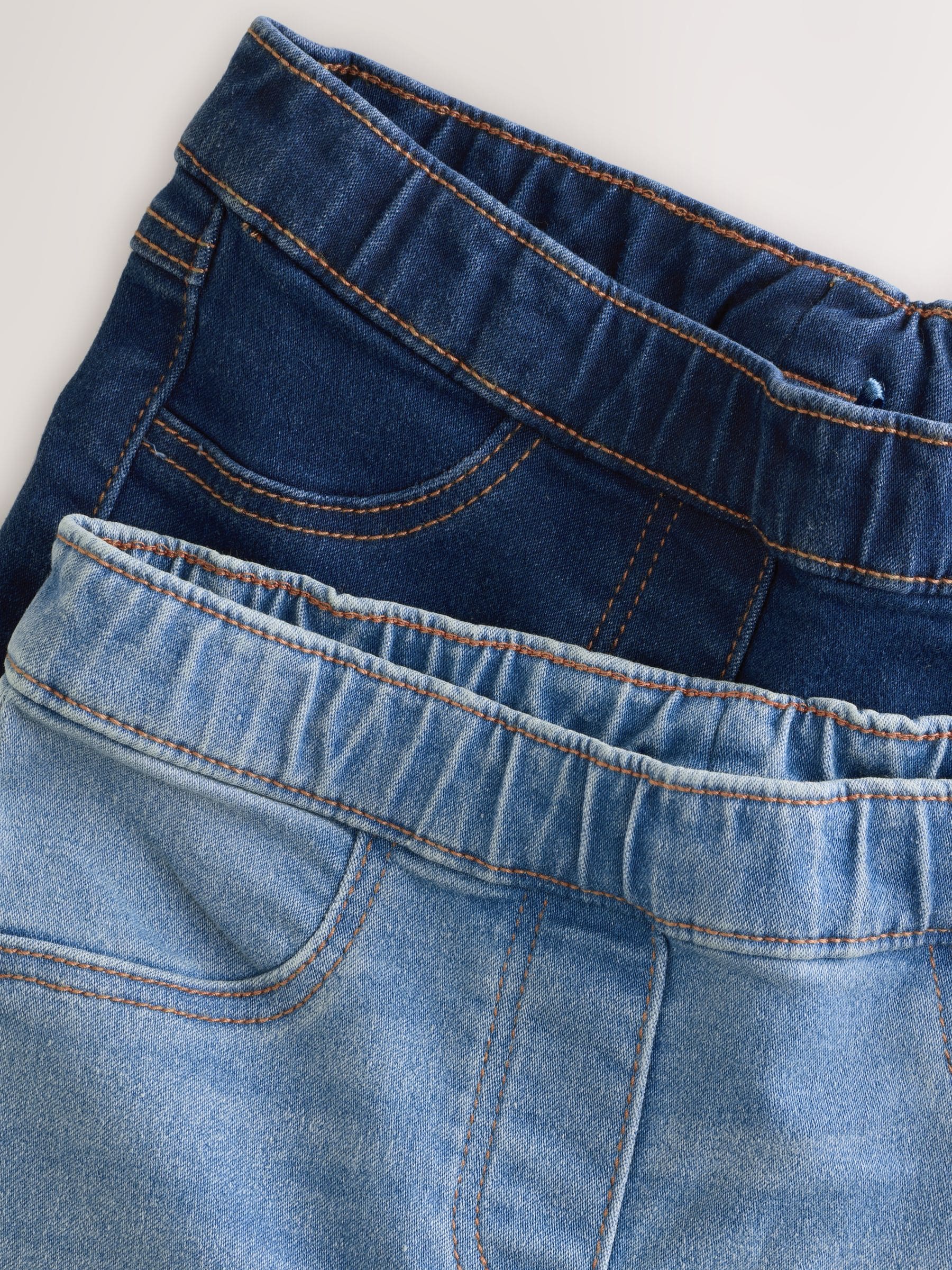 Dsiney Kidz - Blue Elasticated Waist Jeggings 2 Pack (3-16yrs) image 8