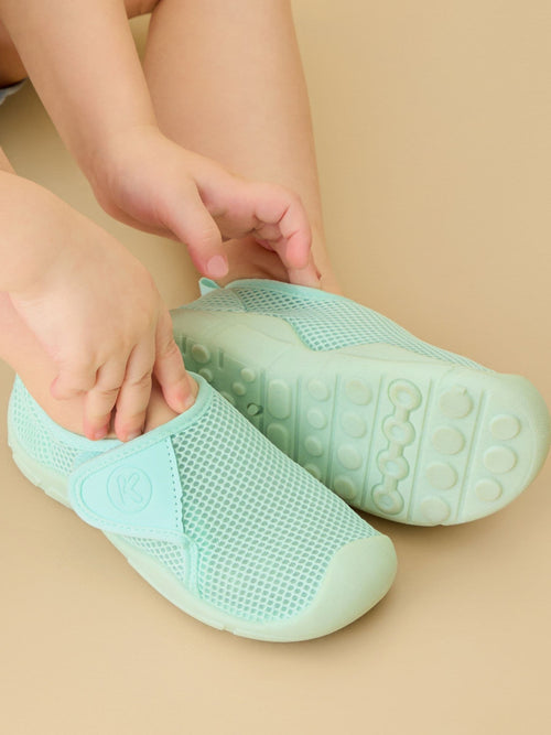 KIDLY by MORI Green Lightweight & Breathable Soft Beach Shoes image 1