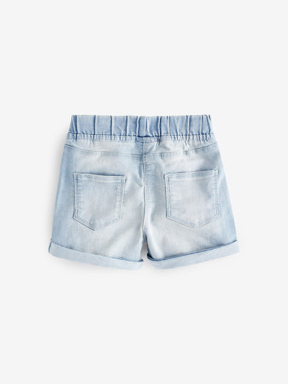 Dsiney Kidz - Denim Dark Wash 2 Pack Elasticated Waist Shorts (3mths-10yrs) image 2