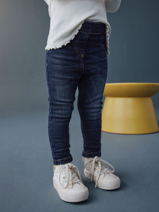 Dsiney Kidz - Denim Dark Wash Super Skinny Fit Jeggings (3mths-7yrs) image 1