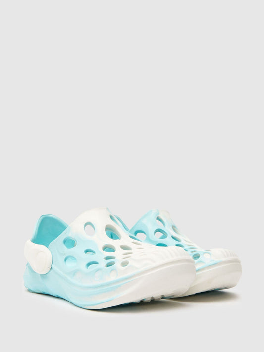 Schuh Blue Tone Rubber Sandals image 2